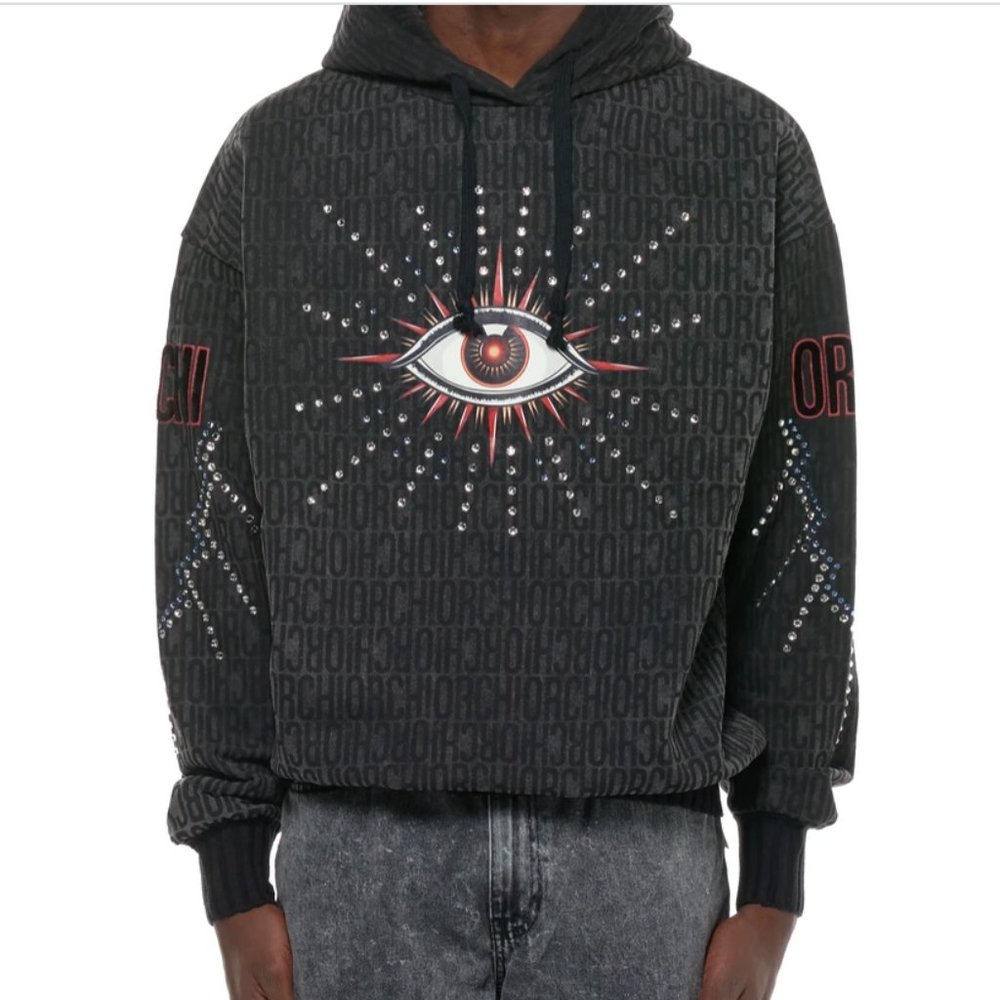 SWEATSHIRT EYE SWAROVSKI